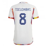 Belgicko Youri Tielemans #8 Vonkajší futbalový dres MS 2022 Krátky Rukáv